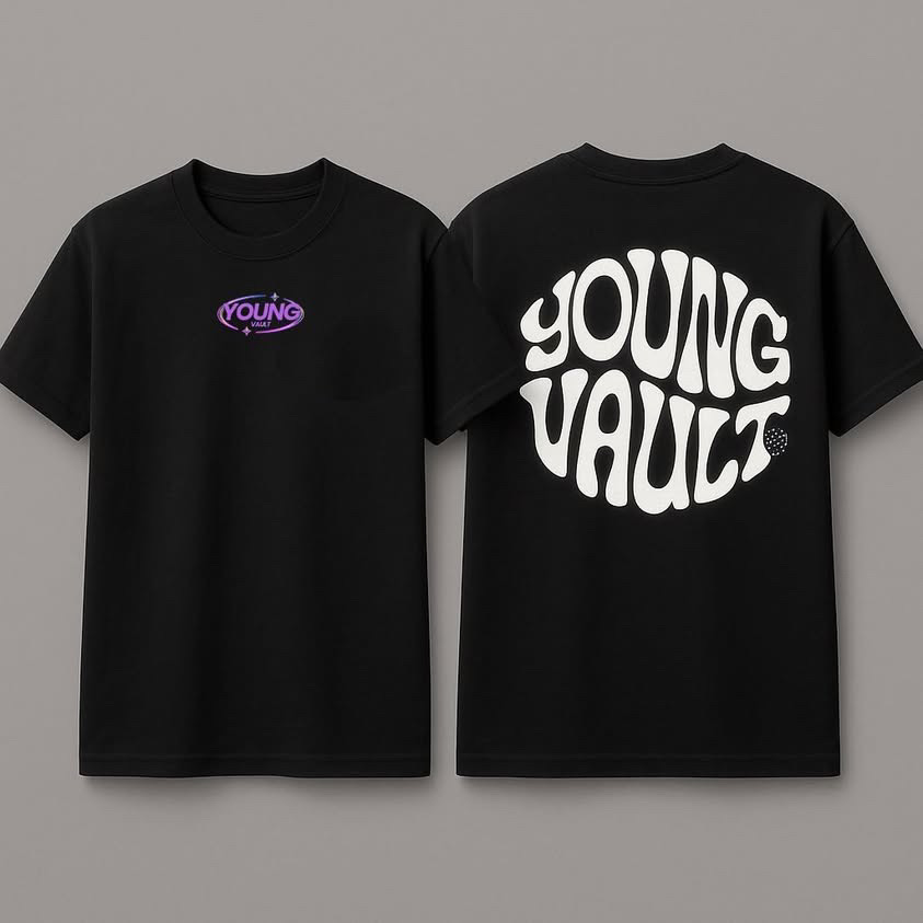 Vault Tee — Onyx / Purple